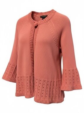 A. Giannetti Pink Knit Cardigan – Size 1X